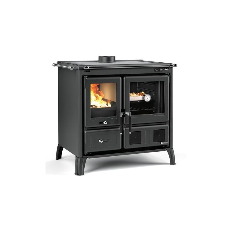 Cuisinière à bois LA NORDICA Gardenia Steel pour maison ancienne Besançon