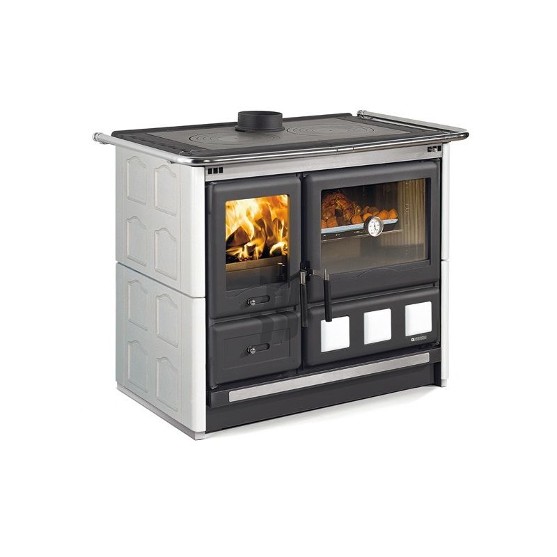 Cuisinière à bois raccordable en céramique - LA NORDICA Rosa XXL.16 Maiolica 10.5 kW