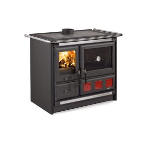 Cuisinière à bois raccordable - LA NORDICA Rosa XXL.16 Steel 10.5 kW