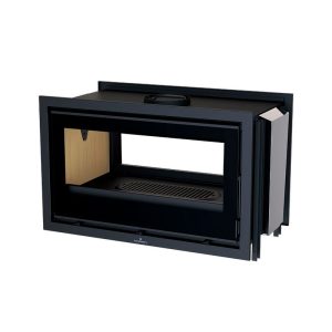 Insert à bois double face canalisable raccordable - BRONPI Cairo 90D 14 kW