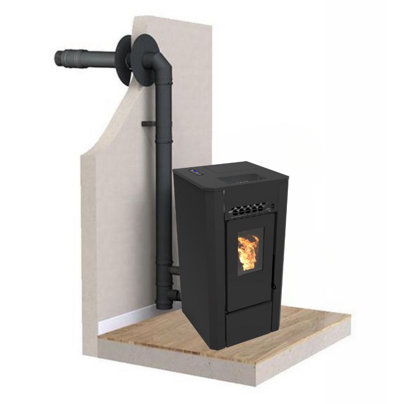 PACK Poêle Granulés EC9 FIREMATIC + Kit Ventouse installation ventouse Épinal
