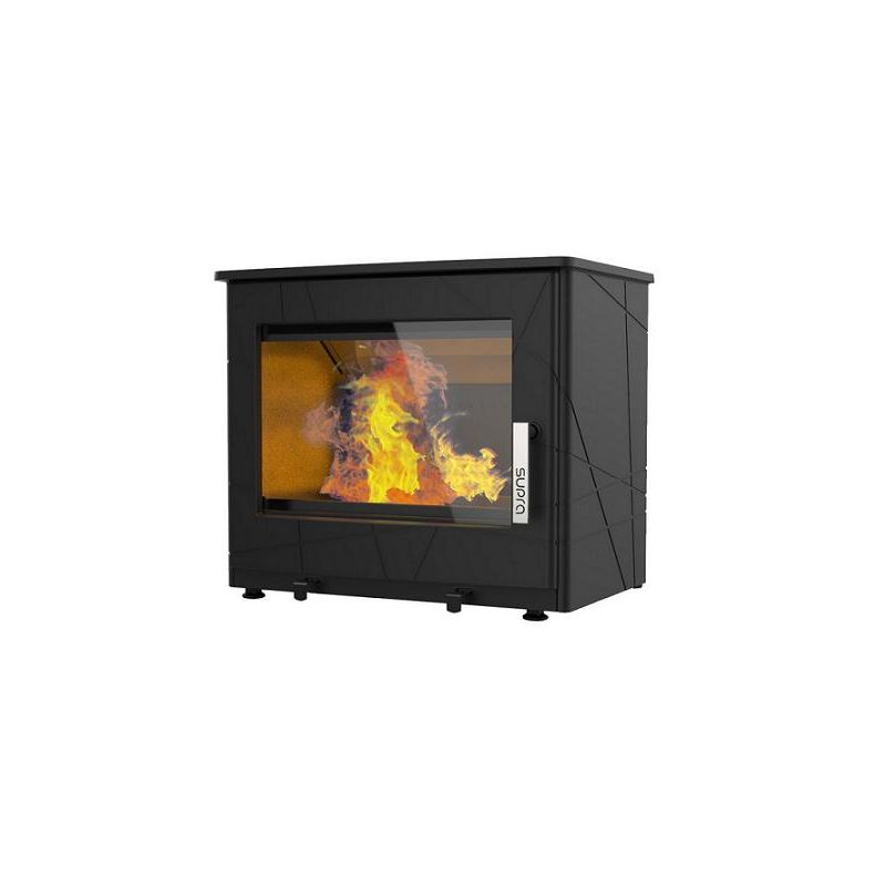 Poêle à bois étanche en fonte - SUPRA Usko Rabaissé 9.1 kW