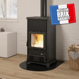 Poêle à bois Nordica Concita 2.0 Steel 11,8 kW