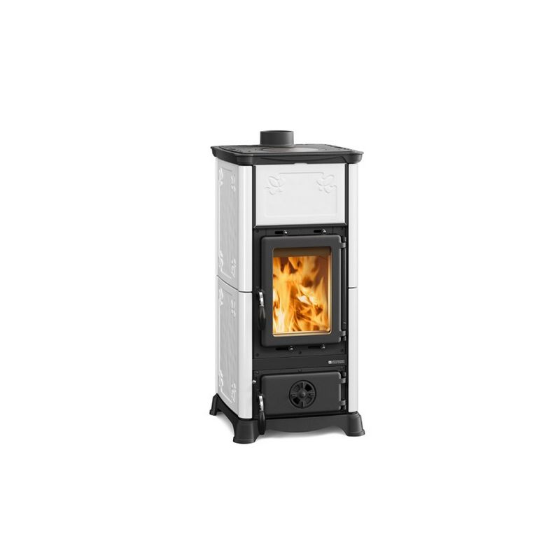 Poêle à bois raccordable en céramique - LA NORDICA Emiliana.16 6.5 kW