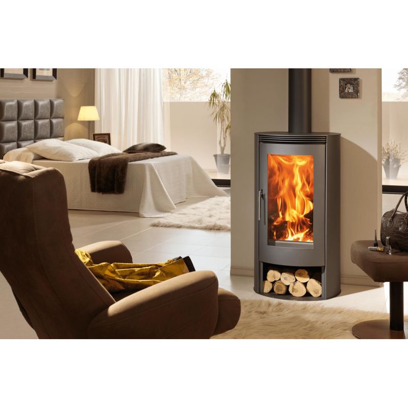 Poêle à bois raccordable PANADERO Helena 8 kW comparatif