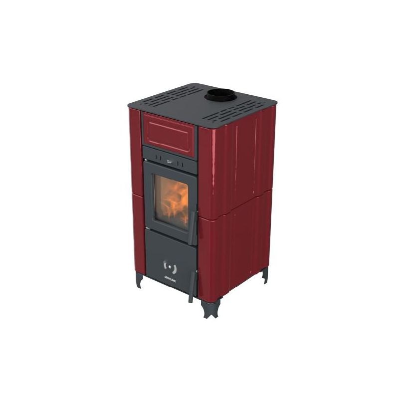 Poêle à bois ventilé céramique - LINCAR Emily 6.7 kW