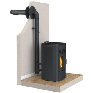 Poêle à granules étanche débrayable - EXTRAFLAME Moira Evo 7 kW - EXTRAFLAME
