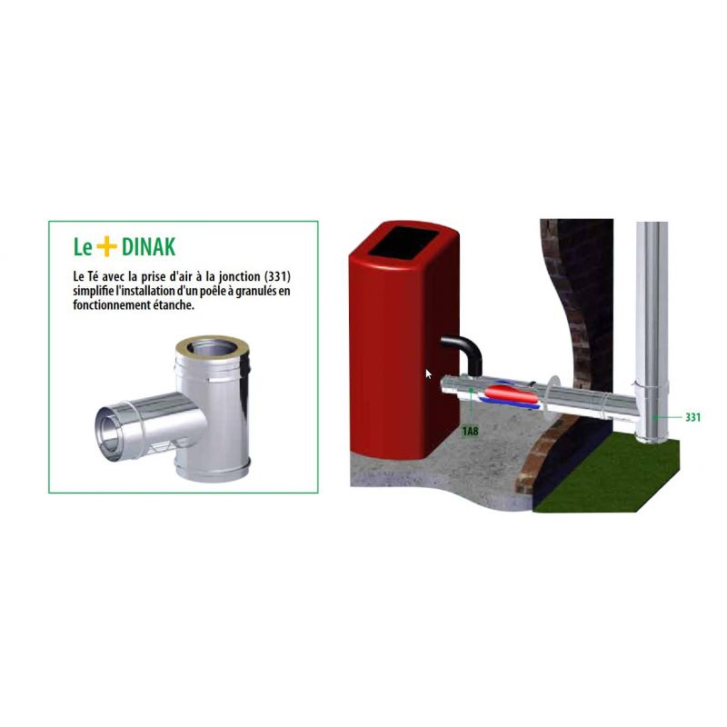 Raccord arrière biflux Ø80 à DW - DW 316L/304 - guide d'achat